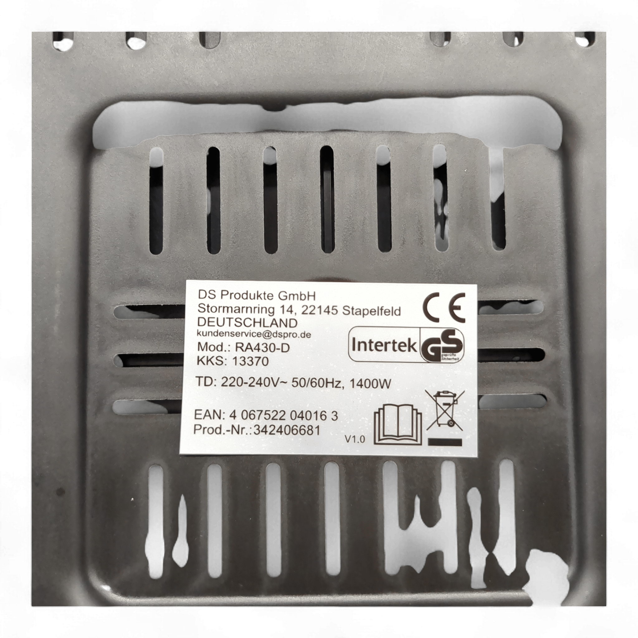 Rachs Heißluftfritteuse von Kochwerk, 1400 Watt, sieben Programme / TOP B Ware bei Retourify e. K.