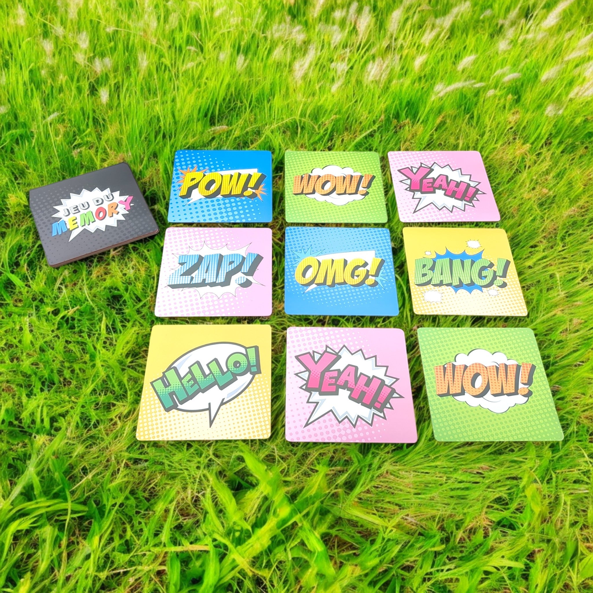 Riesiges Memory - Spiel / 20 x 20 cm große Karten / draußen und drinnen // B - Ware bei Retourify e. K.