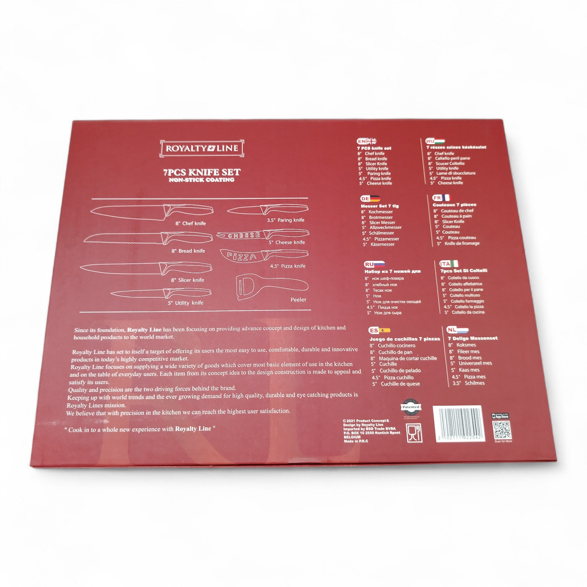 Royalty Line 7 - teiliges Messer - Set RL - COL7A mit Keramikschäler / Neu! bei Retourify e. K.