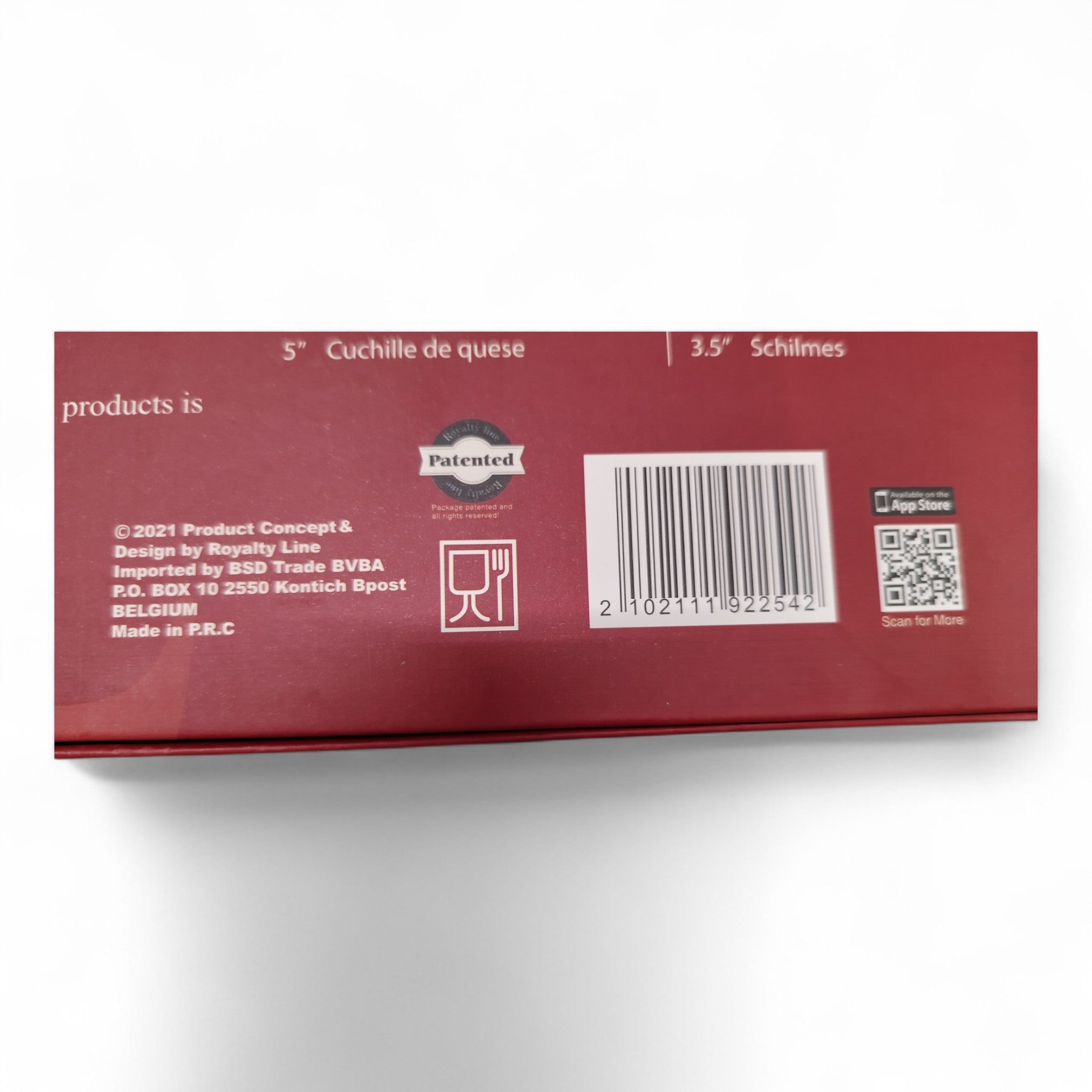 Royalty Line 7-teiliges Messer-Set RL-COL7A mit Keramikschäler / Neu!