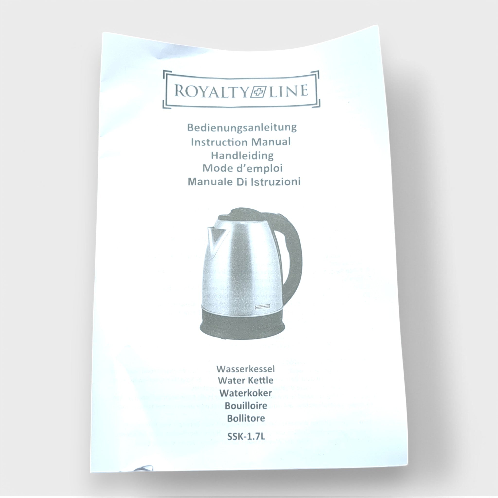 Royalty Line Wasserkocher SSK - 1.7L / 1,8 Liter / 1500 Watt / leicht und kompakt // Neuware bei Retourify e. K.
