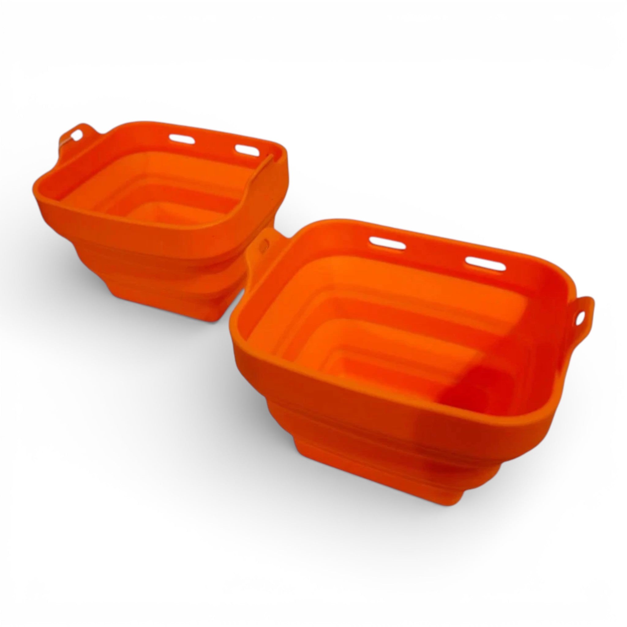 COOK´S ESSENTIALS 2er-Set Schüsseln & Schneidebrett faltbar, rollbar Silikon in leuchtendem Orange, attraktive Sonderposten, geprüfte B-Ware im Bestzustand, nachhaltige Deals mit voller Funktionalität.
