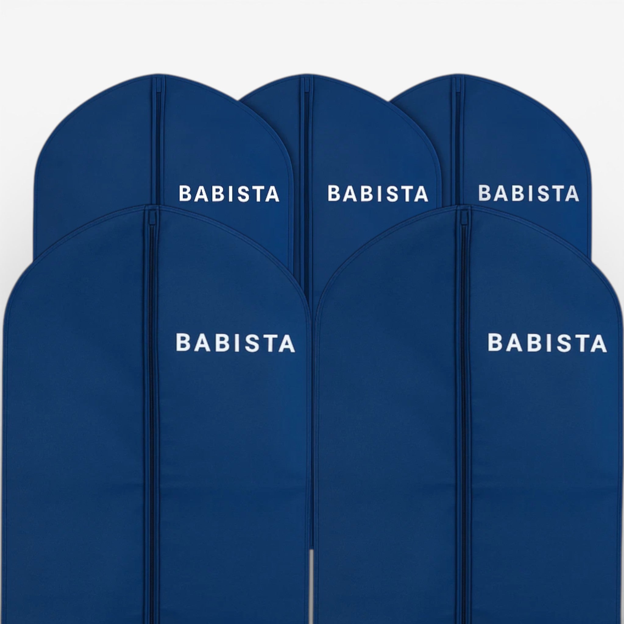 Babista Kleidersack Anzugtasche Blau - Neuware - mit Reißverschluss 100 x 60 cm, mehrfach angeordnete blaue Kleidersäcke mit Logo, ideal für Schutz und Ordnung, geprüfte B-Ware und attraktive Sonderposten.