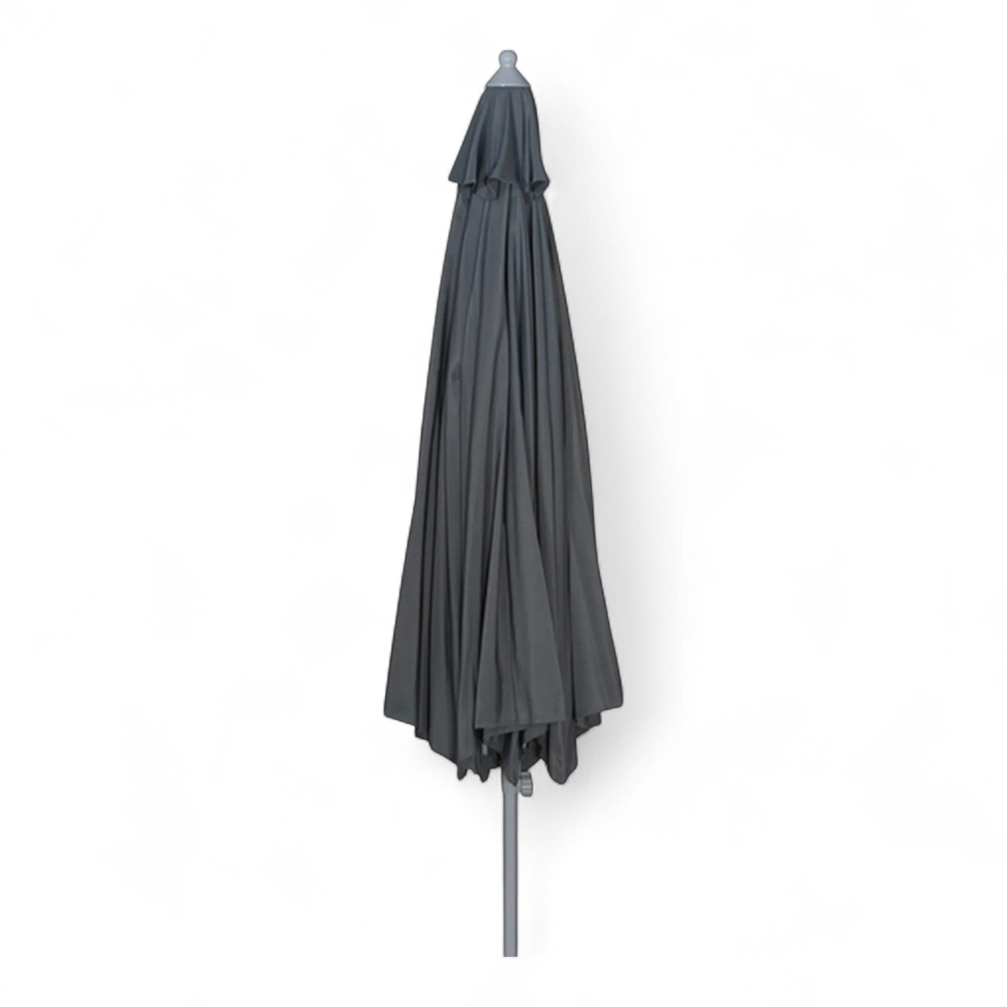 Siena Garden Alu-Push Pro Marktschirm Sonnenschirm Gartenschirm, Ø 300 cm, grau // Neuware