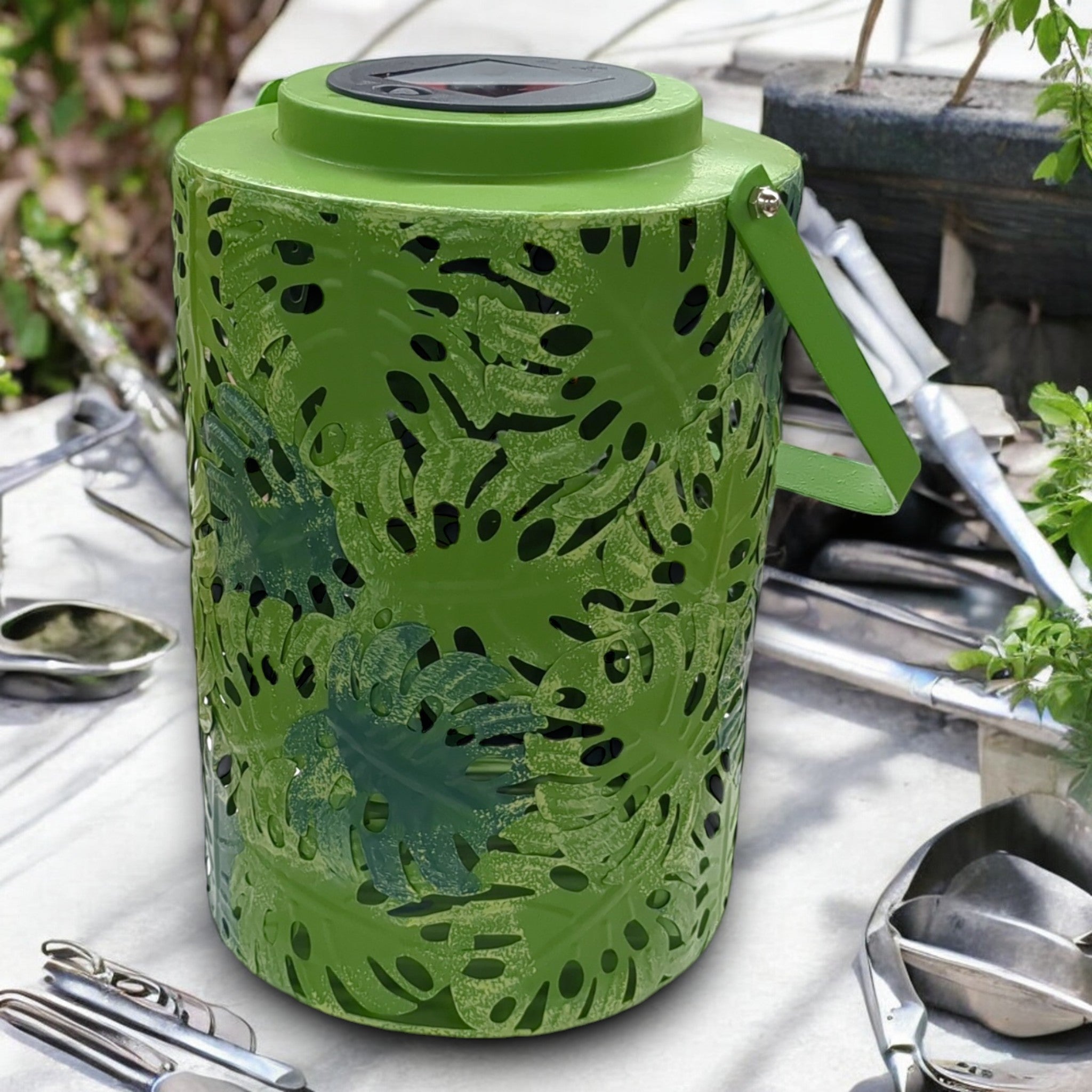 SOLENOVA Solarleuchte Monstera Blatt outdoorgeeignet // Neuware bei Retourify e. K.