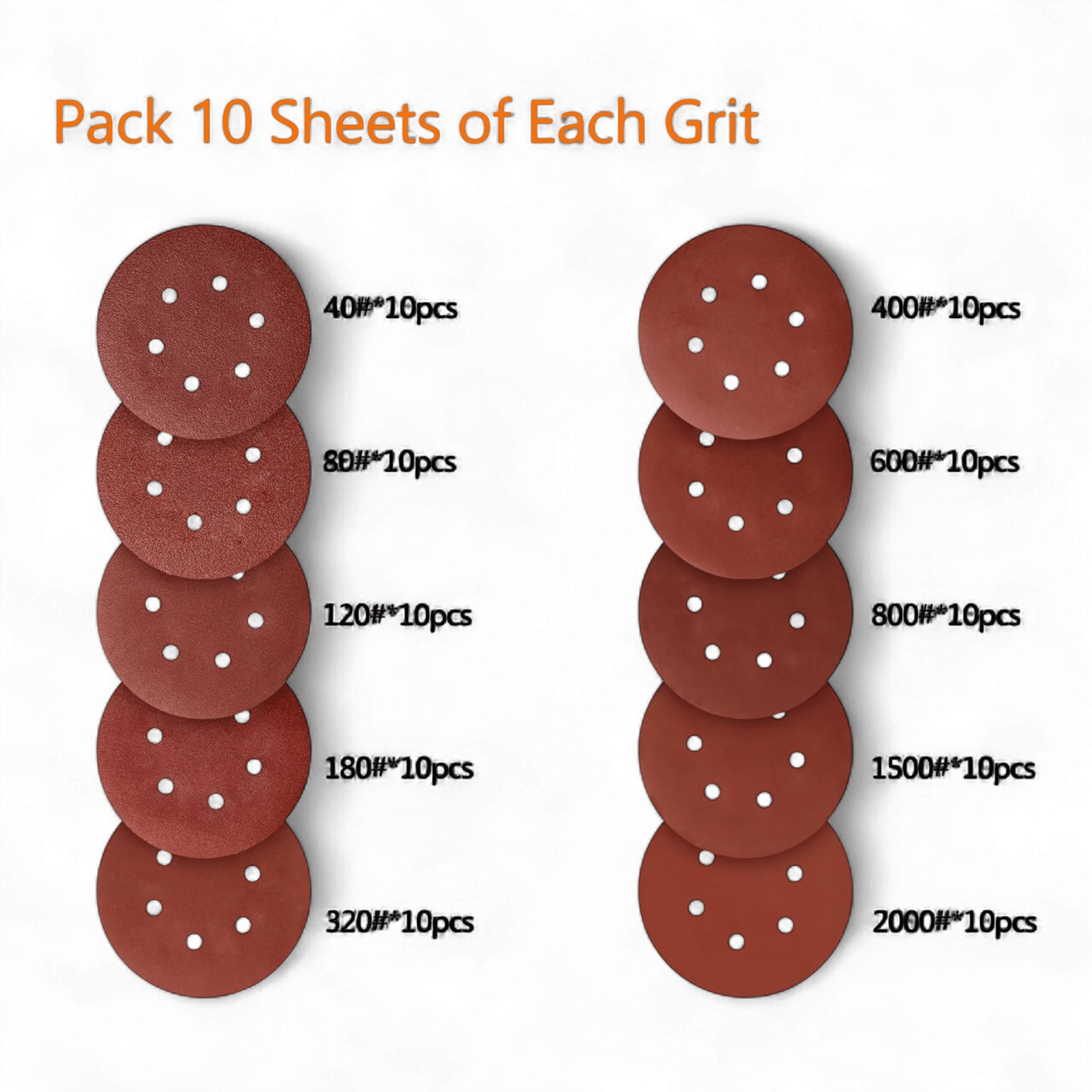SPTA 100 - tlg. Schleifscheiben Set / 150 mm Durchmesser / Rabattiert / Neu bei Retourify e. K.