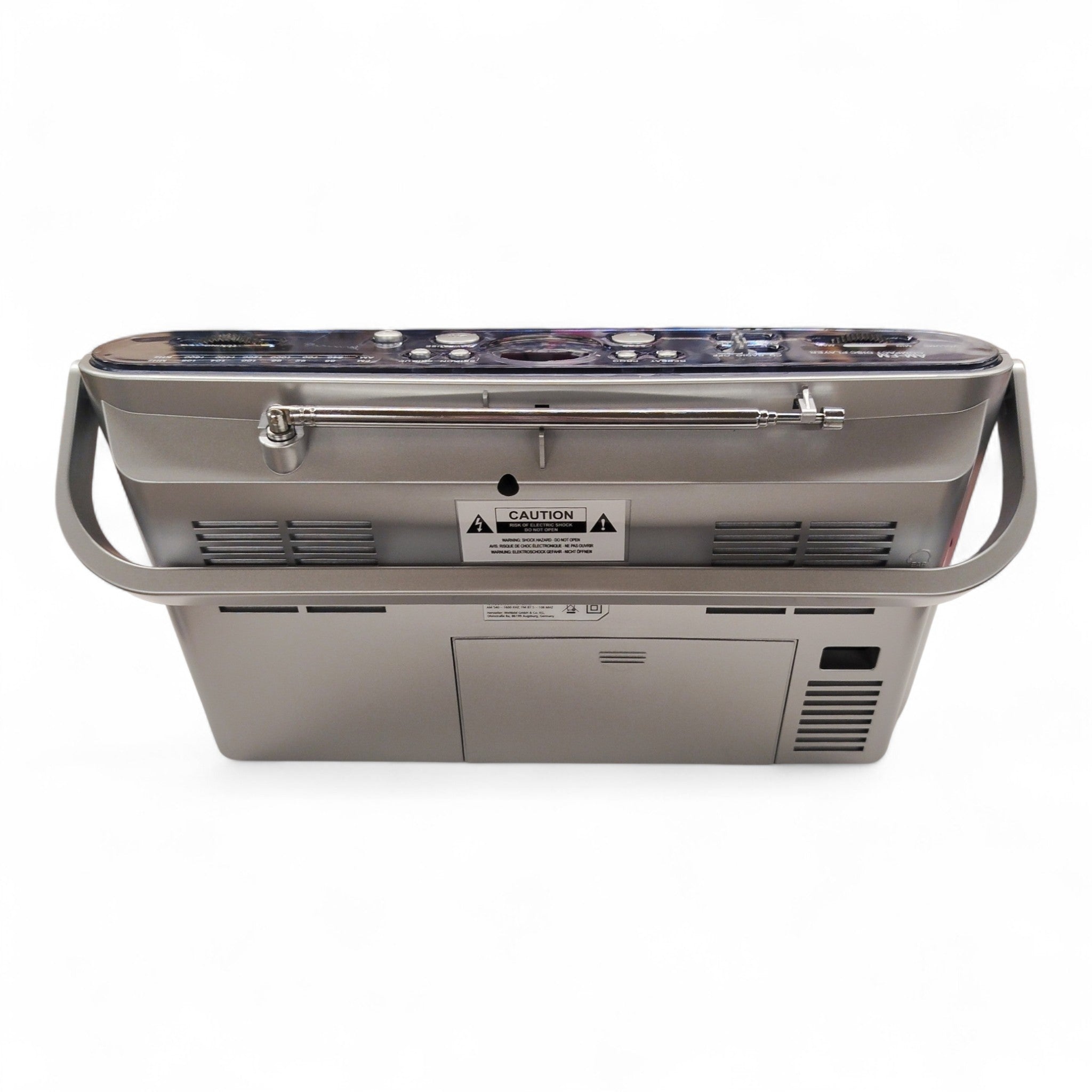 Weltbild Kofferradio mit CD / Betrieb mit Batterien oder Strom // Neu bei Retourify e. K.