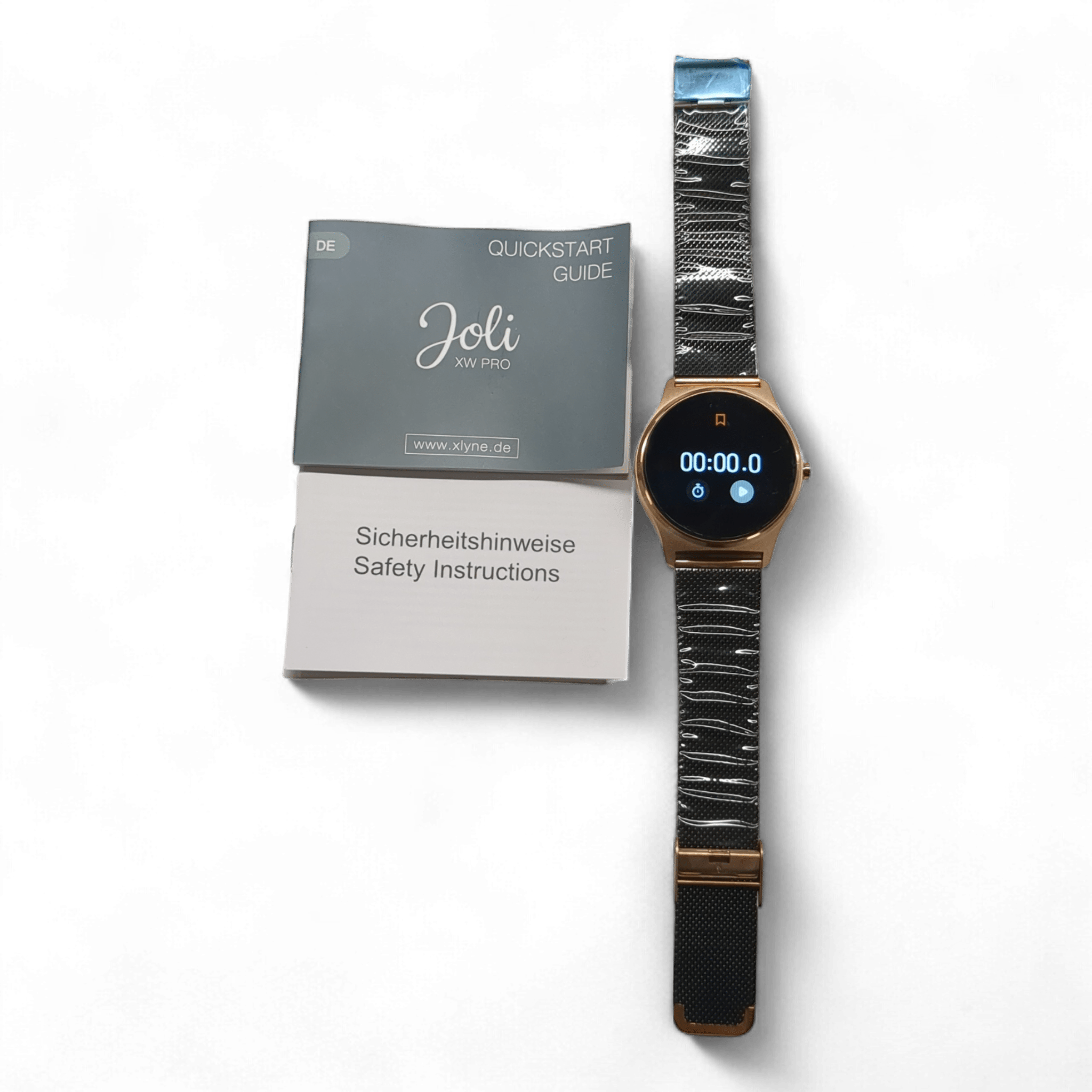 XLyne Joli XW Pro Smartwatch / 1.22 Zoll / Android + iOS / Farbe Rosegold // B Ware bei Retourify e. K.