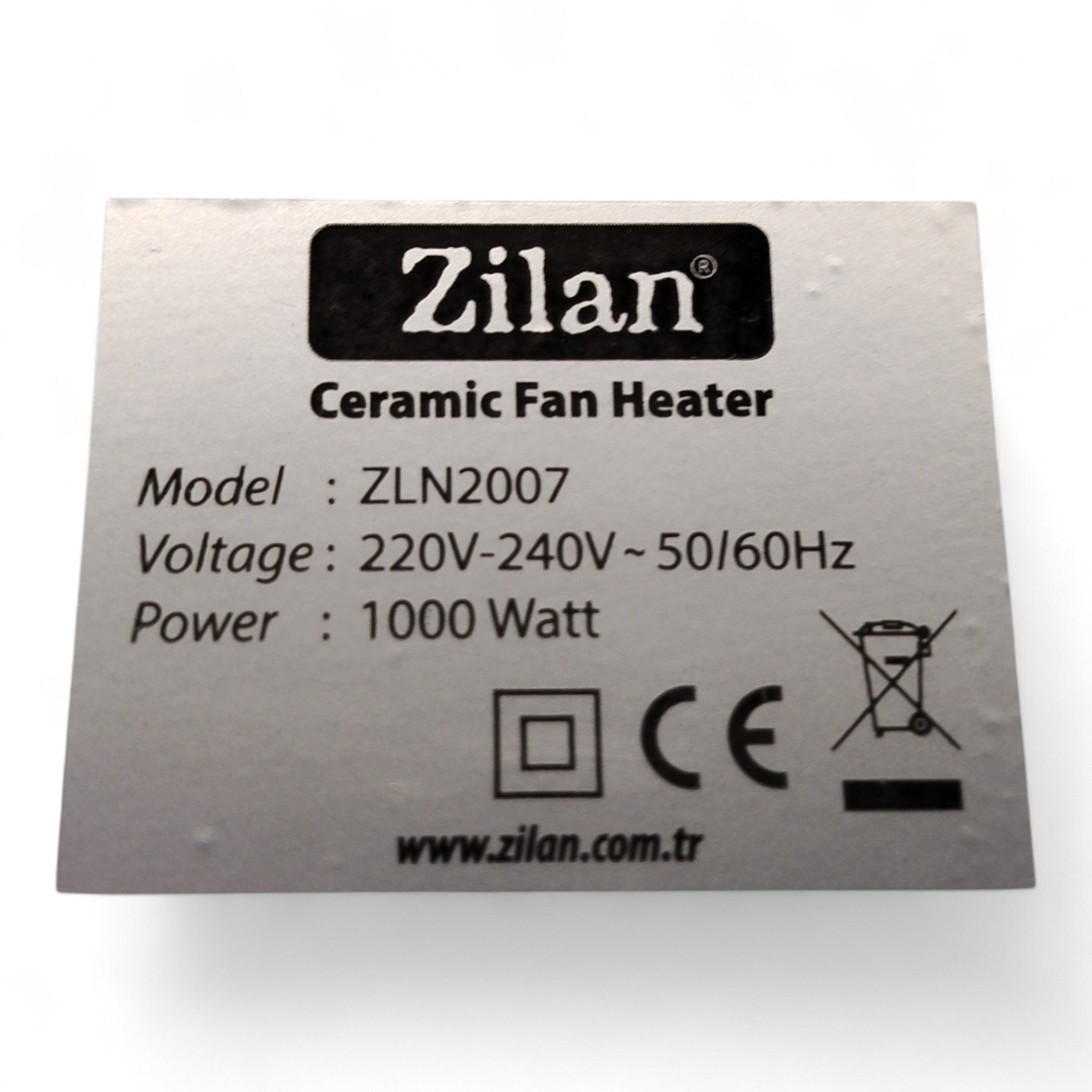 Zilan kompakter Keramik Heizlüfter ZLN2007 / Zwei Heizstufen 600W / 1000W / sehr leise // Top B Ware bei Retourify e. K.